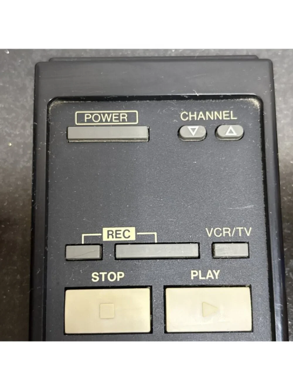 Panasonic vsqs0536 Remote Control VCR TV Japan Genuine Tested P17 Black w Cover